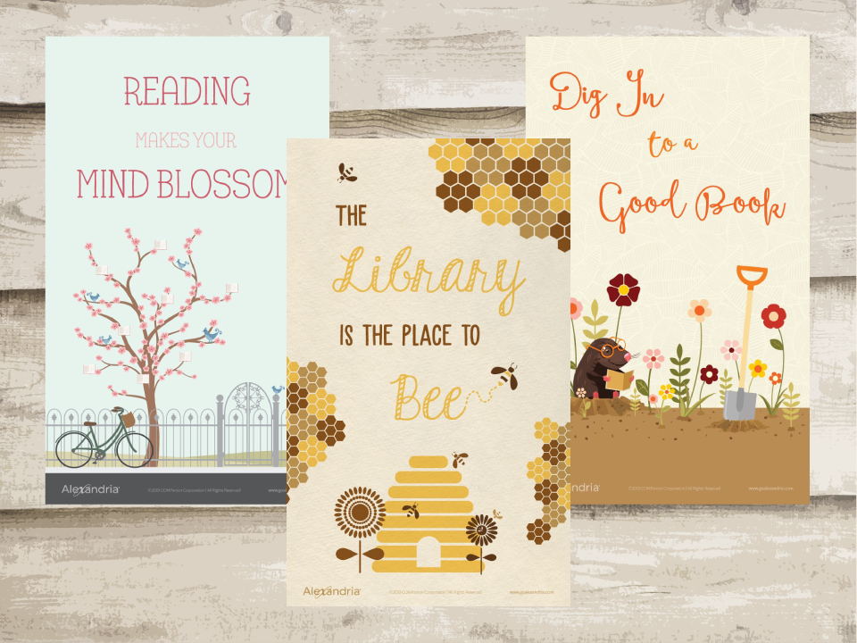 Springtime Reading Posters