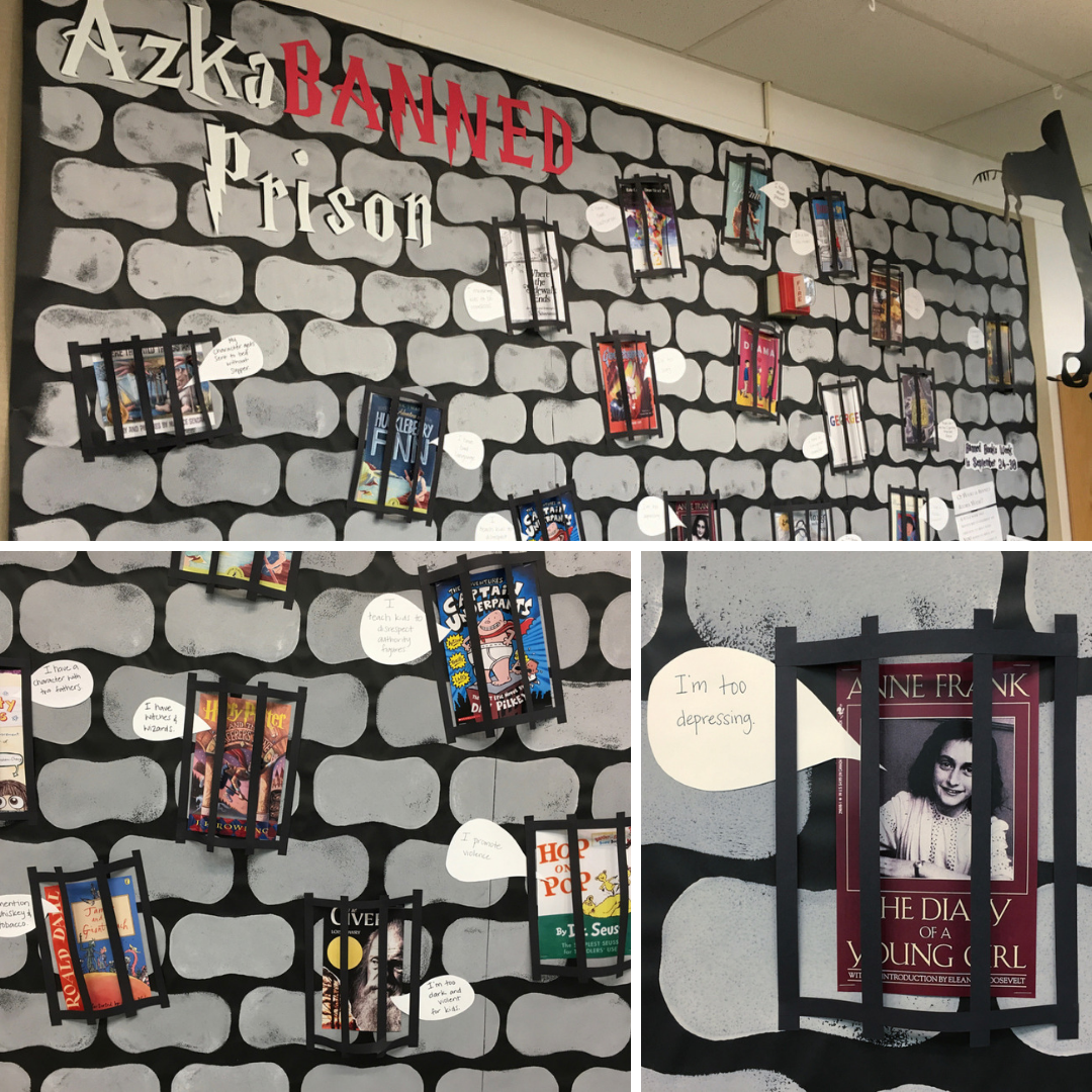 banned books week library display