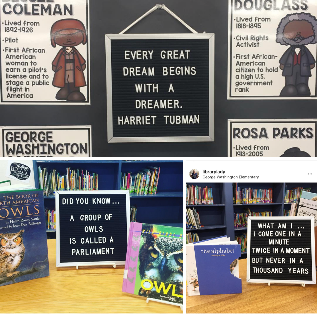 library displays Quotes