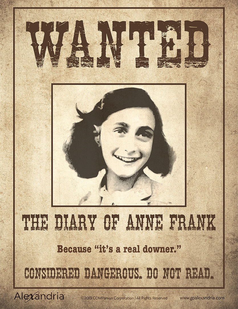 Banned Books Week Wanted Posters