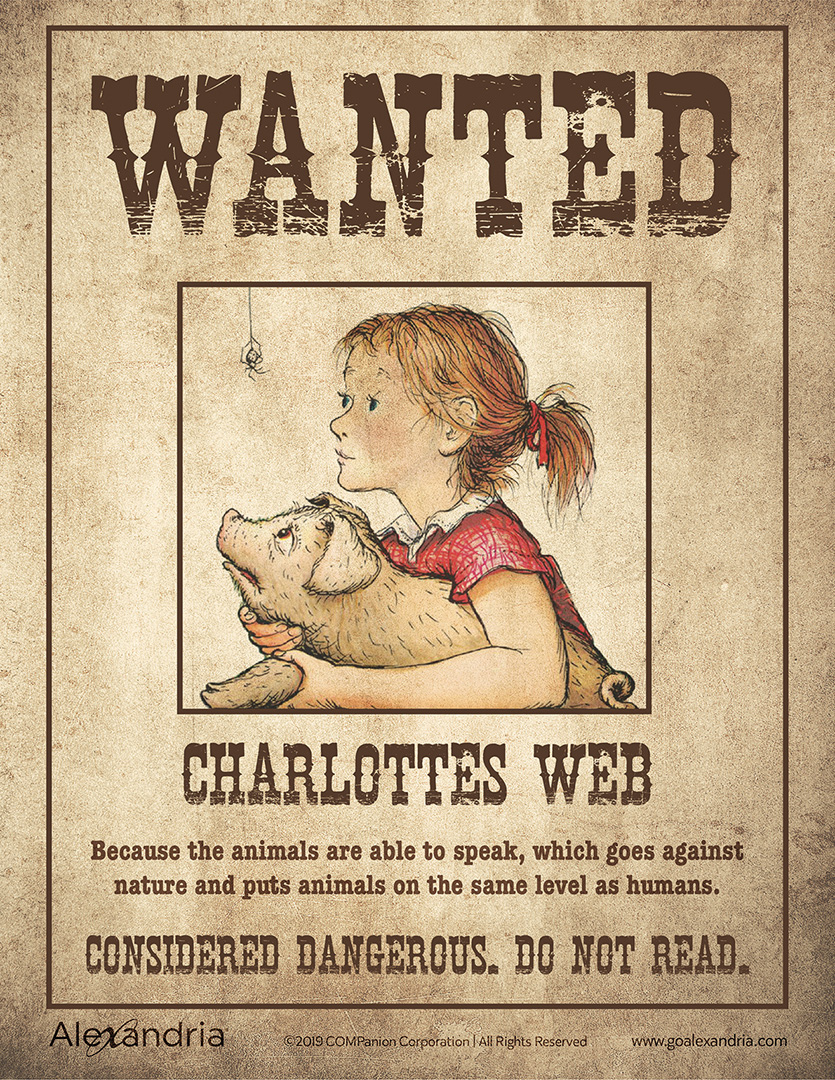 Banned Books Week Wanted Posters