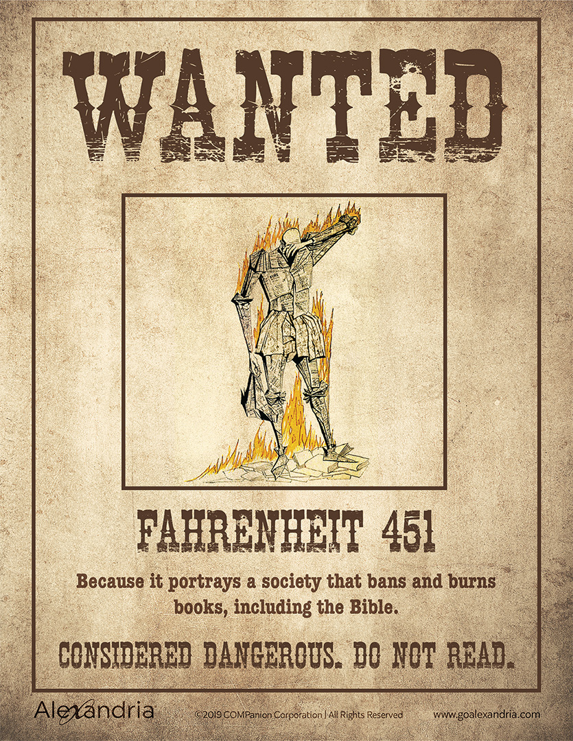 Banned Books Week Wanted Posters