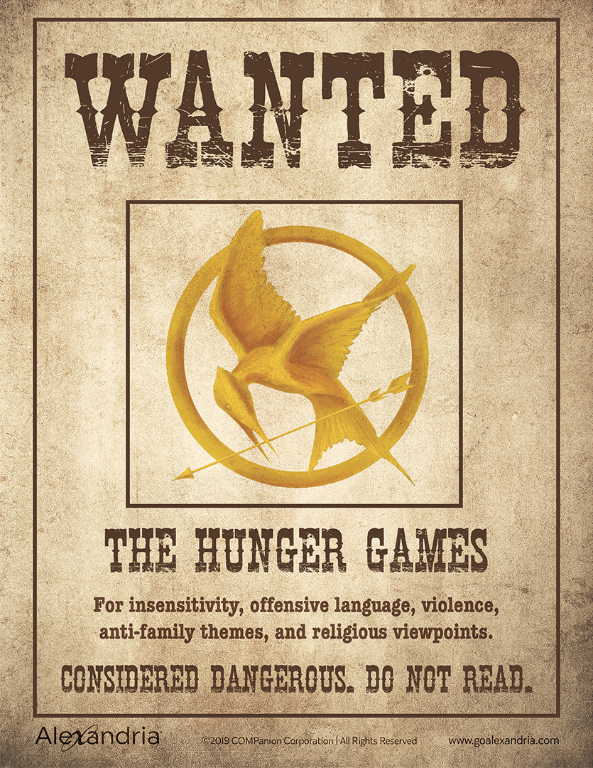 Banned Books Week Wanted Posters