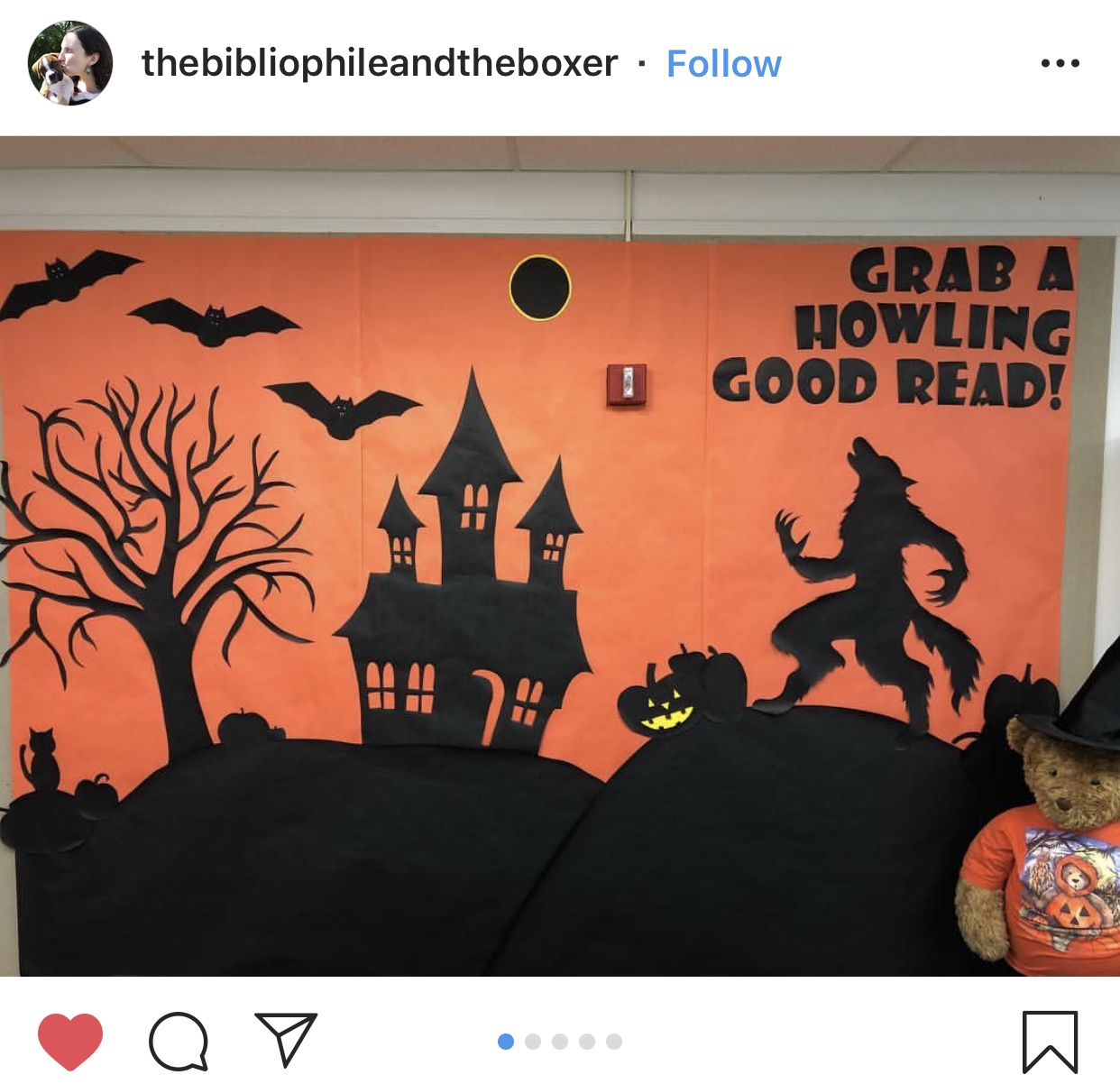 Halloween Library Displays
