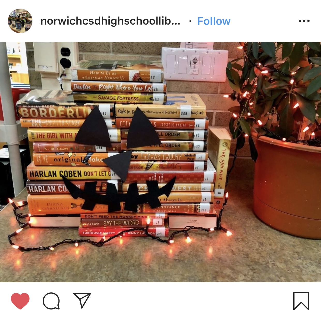 Halloween Library Displays