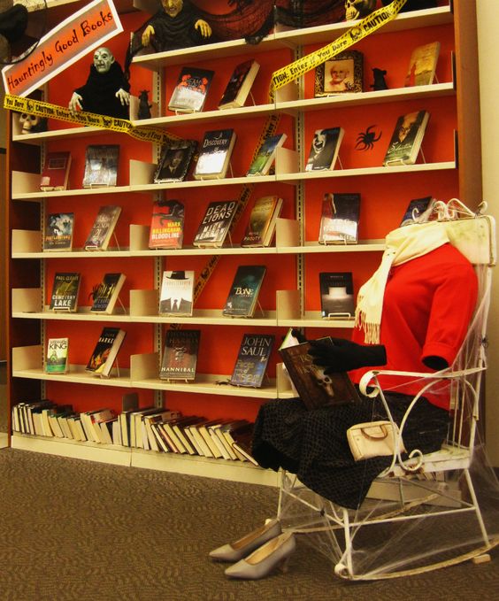 Halloween Library Displays