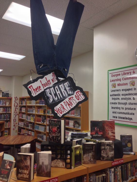 Halloween Library Displays